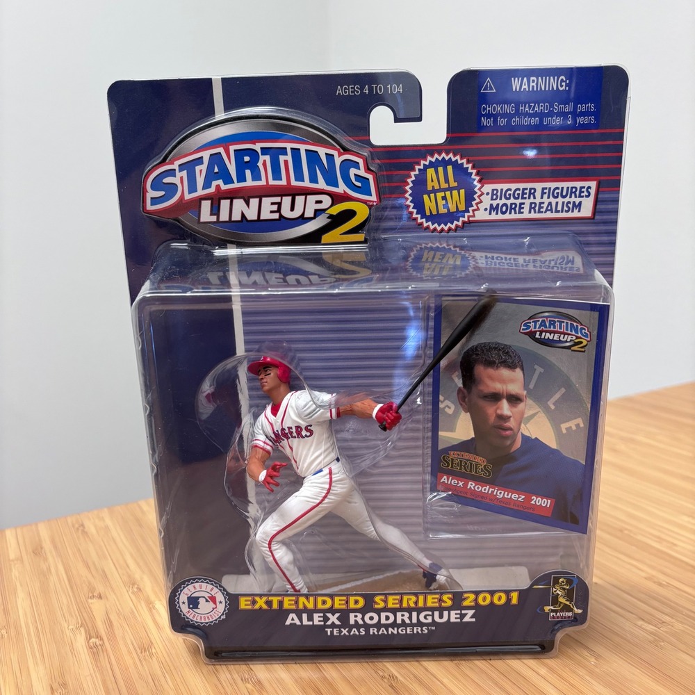 Hasbro Starting Lineup 2 Alex Rodriguez Texas Rangers 2001 MLB Figure New